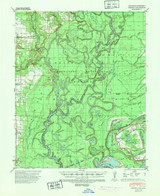 Henrico, Arkansas 1939 (1943) USGS Old Topo Map Reprint 15x15 AR Quad 260090