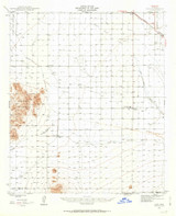 Eloy, Arizona 1947 (1959) USGS Old Topo Map Reprint 15x15 AZ Quad 314572