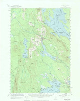 Danforth, Maine 1958 (1973) USGS Old Topo Map Reprint 15x15 ME Quad 306533