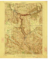 Cattaraugus, NY 1923 (1923) USGS Old Topo Map 15x15 NY Quad