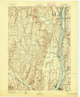 Coxsackie, NY 1893 (1893) USGS Old Topo Map 15x15 NY Quad