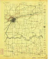 Lockport, NY 1897 (1897) USGS Old Topo Map 15x15 NY Quad