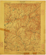 Neversink, NY 1910 (1910) USGS Old Topo Map 15x15 NY Quad