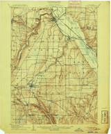 Nunda, NY 1905 (1905) USGS Old Topo Map 15x15 NY Quad