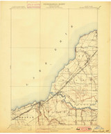 Silver Creek, NY 1899 (1899) USGS Old Topo Map 15x15 NY Quad