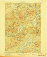 Tupper Lake, NY 1907 (1907) USGS Old Topo Map 15x15 NY Quad