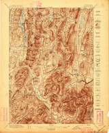 Pawlet, VT 1897 (1897) USGS Old Topo Map 15x15 NY Quad