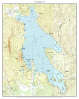 Newfound Lake 1998-2000 - Custom USGS Old Topo Map - New Hampshire