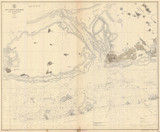 Key West Harbor and Approaches 1912 - Old Map Nautical Chart AC Harbors 584-11441 - Florida (East Coast)