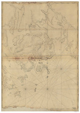 Mount Desert Island, Maine Old Map Reprint Des Barres 1776 - Cities Other