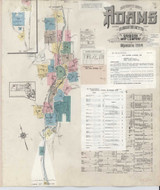 Adams Massachusetts 1950 - Fire Insurance Index - Old Map Reprint