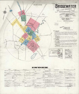 Bridgewater Massachusetts 1921 - Fire Insurance Index - Old Map Reprint