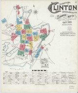 Clinton Massachusetts 1904 - Fire Insurance Index - Old Map Reprint