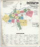 East Hampton Massachusetts 1916 - Fire Insurance Index - Old Map Reprint