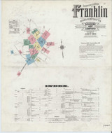 Franklin Massachusetts 1911 - Fire Insurance Index - Old Map Reprint