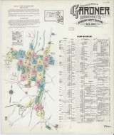 Gardner Massachusetts 1914 - Fire Insurance Index - Old Map Reprint