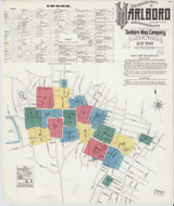 Marlborough Massachusetts 1906 - Fire Insurance Index - Old Map Reprint