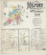 Milford Massachusetts 1897 - Fire Insurance Index - Old Map Reprint