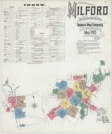 Milford Massachusetts 1903 - Fire Insurance Index - Old Map Reprint