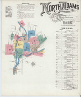 North Adams Massachusetts 1892 - Fire Insurance Index - Old Map Reprint