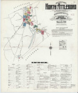North Attleborough Massachusetts 1911 - Fire Insurance Index - Old Map Reprint