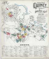Quincy Massachusetts 1901 - Fire Insurance Index - Old Map Reprint