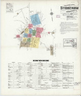 Stoneham Massachusetts 1916 - Fire Insurance Index - Old Map Reprint