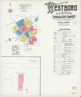 Westboro Massachusetts 1904 - Fire Insurance Index - Old Map Reprint