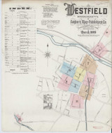 Westfield Massachusetts 1889 - Fire Insurance Index - Old Map Reprint