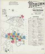 Woburn, 1904 - Old Map Massachusetts Fire Insurance Index