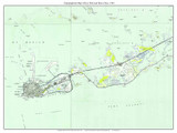 Key West and Boca Chica Key 1943 - Custom USGS Old Topo Map - Florida