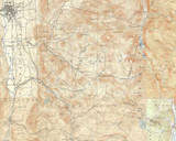 Shrewsburyh VT 1913 USGS Old Topo Map - Town Composite Rutland Co.
