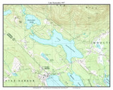 Lake Kanasatka 1987 - Custom USGS Old Topo Map - New Hampshire - Lake Winnipesaukee Area