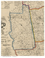 Brown, Ohio 1856 Old Town Map Custom Print - Franklin Co.