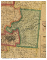 Mad River, Ohio 1869 Old Town Map Custom Print - Montgomery Co.