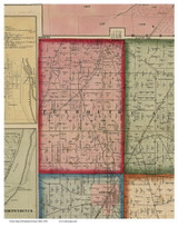 Plymouth, Ohio 1856 Old Town Map Custom Print - Richland Co.