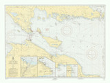 De Tour Passage to Waugoshance Point 1955 Northwest Lake Huron Harbor Chart Reprint Great Lakes 6 - 60