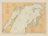 North End of Lake Michigan 1930 Lake Michigan Harbor Chart Reprint Great Lakes 7 - 70