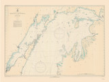 North End of Lake Michigan 1935 Lake Michigan Harbor Chart Reprint Great Lakes 7 - 70