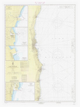 Port Washington to Waukegan 1966 Lake Michigan Harbor Chart Reprint Great Lakes 7 - 74