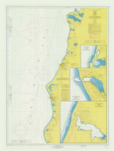 Benona to Point Betsie 1973 Lake Michigan Harbor Chart Reprint Great Lakes 7 - 77