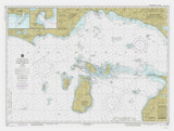 Waugoshance Point to Seul Choix Point 1986 Lake Michigan Harbor Chart Reprint Great Lakes 7 - 704