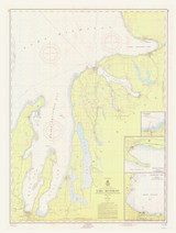 Grand Traverse Bay to Little Traverse Bay 1957 Lake Michigan Harbor Chart Reprint Great Lakes 7 - 706