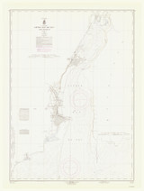 Little Bay De Noc 1963 Lake Michigan Harbor Chart Reprint Great Lakes 7 - 718