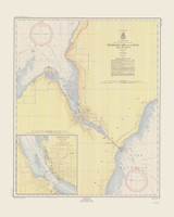 Sturgeon Bay and Canal 1954 Lake Michigan Harbor Chart Reprint Great Lakes 7 - 728