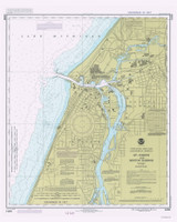 St Joseph and Benton Harbor 1984 Lake Michigan Harbor Chart Reprint Great Lakes 7 - 758