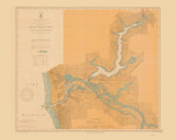 Grand Haven 1907 Lake Michigan Harbor Chart Reprint Great Lakes 7 - 765