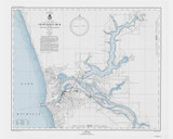Grand Haven B&W Custom Color 1947 Lake Michigan Harbor Chart Reprint Great Lakes 7 - 765