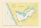 Muskegon Harbor 1947 Lake Michigan Harbor Chart Reprint Great Lakes 7 - 767