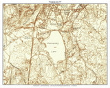 Lake Massapoag 1936 - Custom USGS Old Topo Map - Massachusetts 7x7 Custom - Lakes Not Quabbin Lake Massapoag 1936 - Custom USGS Old Topo Map - Massachusetts 7x7 Custom - Lakes Not Quabbin